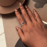 925 Sterling Silver Oxidized Silver 2.4mm Ring