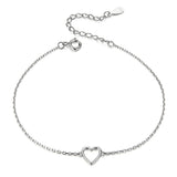 925 Sterling Silver Adjustable Bracelet for Women