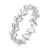 925 Sterling Silver Ring with CZ - Size 6.0 - Classic Style for Women