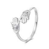 925 Sterling Silver Pavé Setting CZ Ring for Women