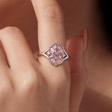 925 Sterling Silver Pendant 0.15cm Enamel CZ Ring for Women