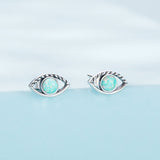 925 Sterling Silver Translucent Opal Earrings for Women