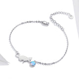925 Sterling Silver Adjustable Bracelet for Unisex