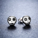 925 Sterling Silver Earrings with Pavé Setting CZ