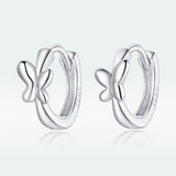 925 Sterling Silver Plated Platinum Earrings for Women