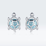 S925 Oxidized Silver Pavé Setting CZ Earrings for Women