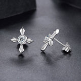 925 Sterling Silver 0.30 Carat Genuine Moissanite Earrings for Women