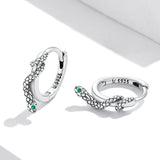 925 Sterling Silver Earrings with Pavé Setting CZ