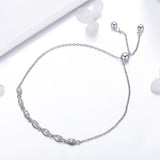 925 Sterling Silver Bracelet 22cm for Women
