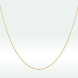 925 Sterling Silver Gold Plated 40cm Necklace for Women