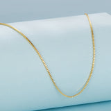 925 Sterling Silver + Plated White Gold Necklace 40cm for Women