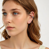 925 Sterling Silver Earrings 0.9*1.5cm for Women