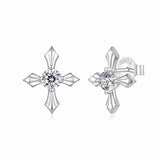 925 Sterling Silver 0.30 Carat Genuine Moissanite Earrings for Women