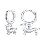 925 Sterling Silver & Plated White Gold Earrings for Women