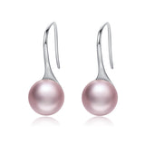 925 Sterling Silver Oxidized Pearl Earrings for Women