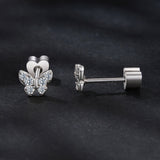 925 Sterling Silver Moissanite Necklace 0.5x0.6cm for Women