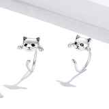 925 Sterling Silver Earrings with Pavé Setting and CZ Stones