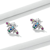 925 Sterling Silver Pavé Setting CZ Earrings for Women
