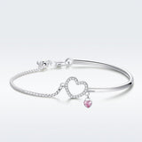 925 Sterling Silver Bracelet 19cm for Women