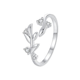 925 Sterling Silver Pave Setting CZ 1.5mm Ring