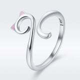 S925 Sterling Silver Adjustable Ring for Women