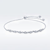925 Sterling Silver Bracelet 22cm for Women