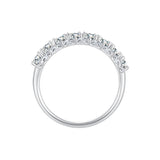 925 Sterling Silver Plated Moissanite Ring Size 5 for Women