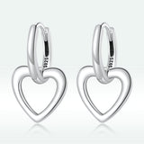 925 Sterling Silver Earrings for Women - Oxidized - 1.9x1.2cm