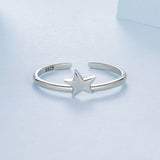 925 Sterling Silver Star Ring for Women