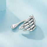 925 Sterling Silver Earrings 0.9*1.5cm for Women