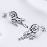 S925 Sterling Silver Pavé Setting CZ Earrings