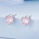 925 Sterling Silver Earrings with Pavé Setting CZ for Women