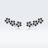925 Sterling Silver Earrings with Pavé Setting CZ