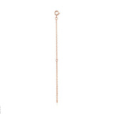 925 Sterling Silver + Plated Platinum 10cm Extension Chain Necklace