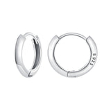 925 Sterling Silver Oxidized 14x3mm Earrings