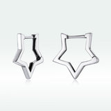 925 Sterling Silver Earrings 1.5cm x 1.7cm for Women