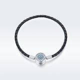 925 Sterling Silver Nan Style Bracelet Size 17.0