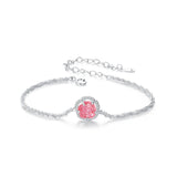 925 Sterling Silver Bracelet 150mm with CZ and Resin