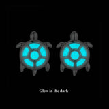 925 Sterling Silver Luminous Stone Earrings