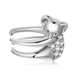 925 Sterling Silver CZ Pavé Setting Earrings