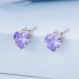 925 Sterling Silver Earrings with Pavé Setting CZ for Women