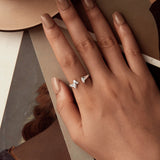925 Sterling Silver Oxidized 1.8mm Width Elegant Style E Ring