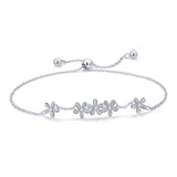 925 Sterling Silver Bracelet 22cm for Women