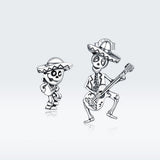 S925 Oxidized Silver Earrings Size 1.5*1cm, 2.4*1.3cm for Women