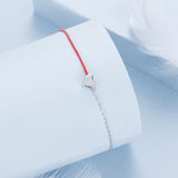 925 Sterling Silver & Plated White Gold 160+30mm Bracelet