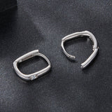 925 Sterling Silver Moissanite 0.16 ct Stud Earrings for Women