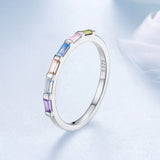925 Sterling Silver CZ Pavé Setting Ring Size 6 for Women