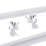 925 Sterling Silver Earrings with Quality Shell Pearl