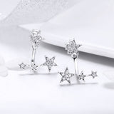 925 Sterling Silver Pavé Setting Earrings for Women
