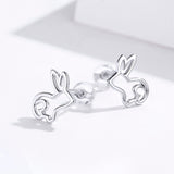S925 Sterling Silver Plated Platinum Earrings